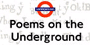Poetry selected by the London Underground. 