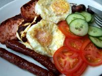Greek breakfast. 
