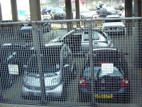 A boring car park.