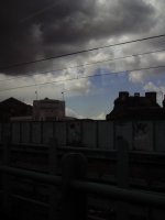 A dramatic sky.