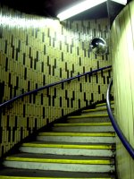 The winding stairs in Finsburty Park.