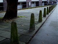 A row of pole-things.