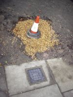Sad bollard