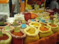 Lovely spices in the Mahaney Yehuda. 