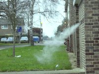 Steam. 