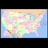 A map of the USA